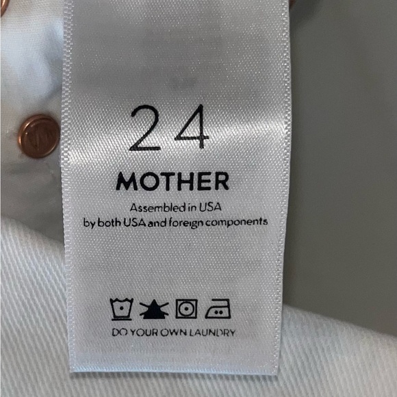 Mother Denim Looker Ankle in Glass Slipper Racer Size 24 - Picture 6 of 7